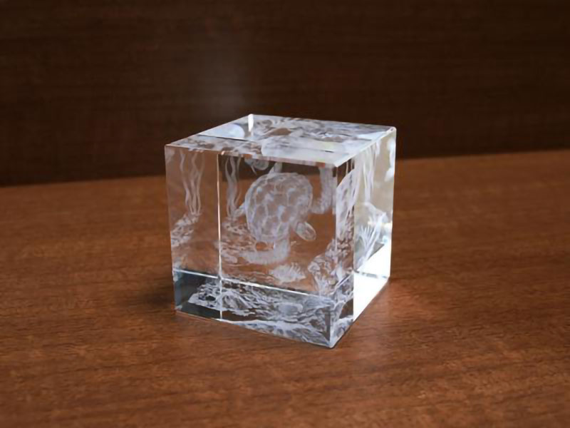 3Dクリスタル キューブ40 の画像3
