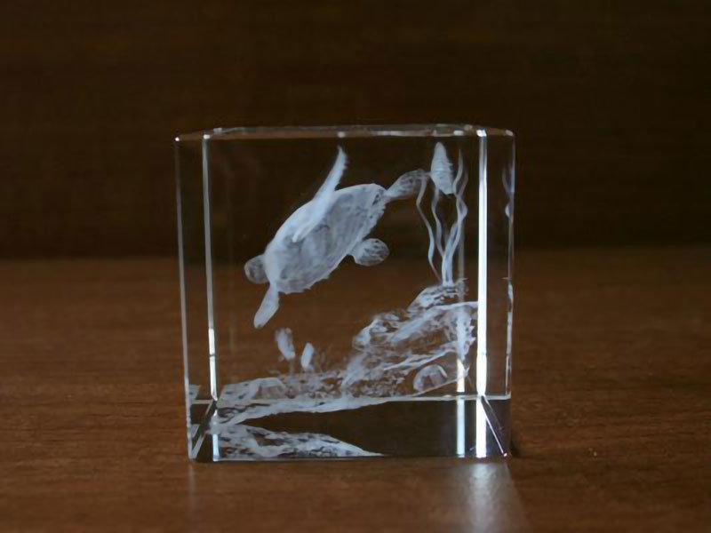 3Dクリスタル キューブ80 の画像2