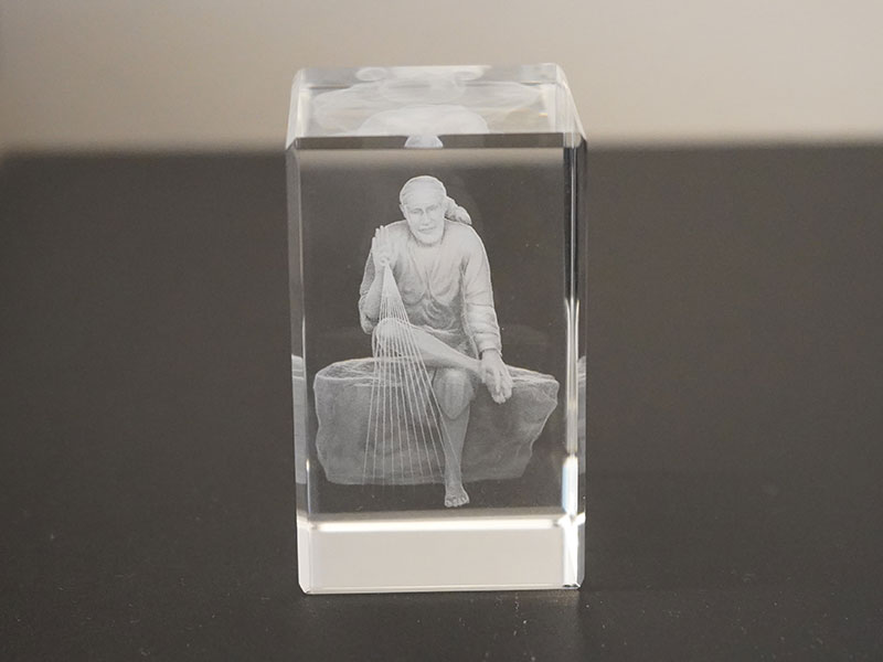 3Dクリスタル　直方体60x40