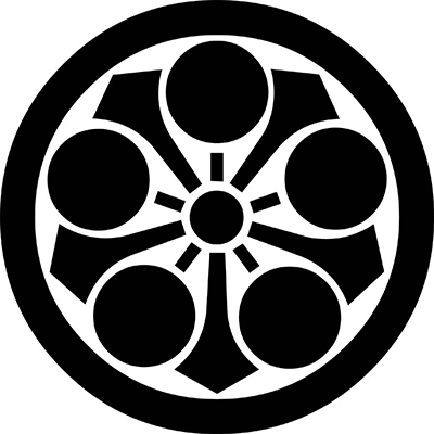 【梅(梅鉢)】丸に剣梅鉢