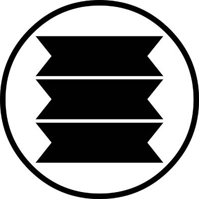 【木(算木)】細輪に三つ切り竹